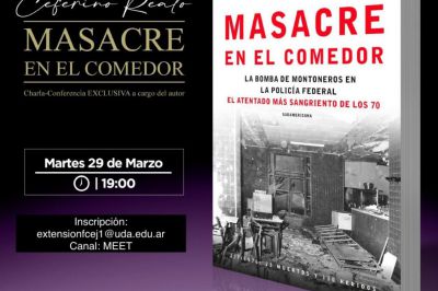 Presentación Libro: Masacre en el comedor